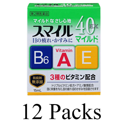 Lion Smile 40 EX Mild triple vitamins 12 packs