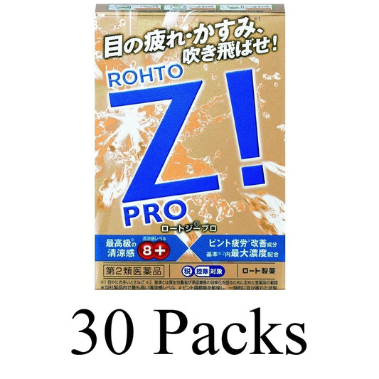 Rohto Z Pro 12mL Eye Drops 30packs bulk